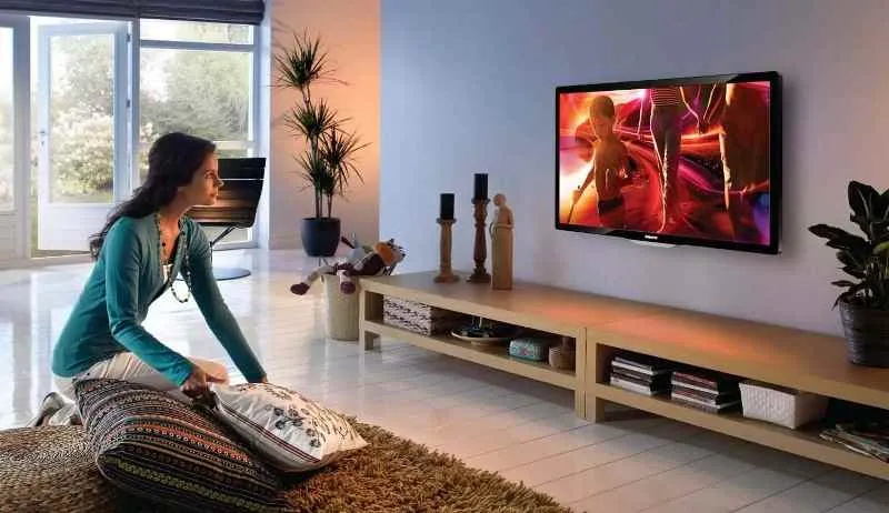 размеры телевизора должны соответствовать размеру комнаты