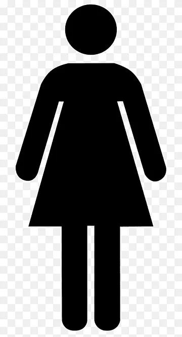силуэт женщины иллюстрация, ванная комната общественный туалет женщина женщина, толстяк, люди, логотип, туалет png thumbnail