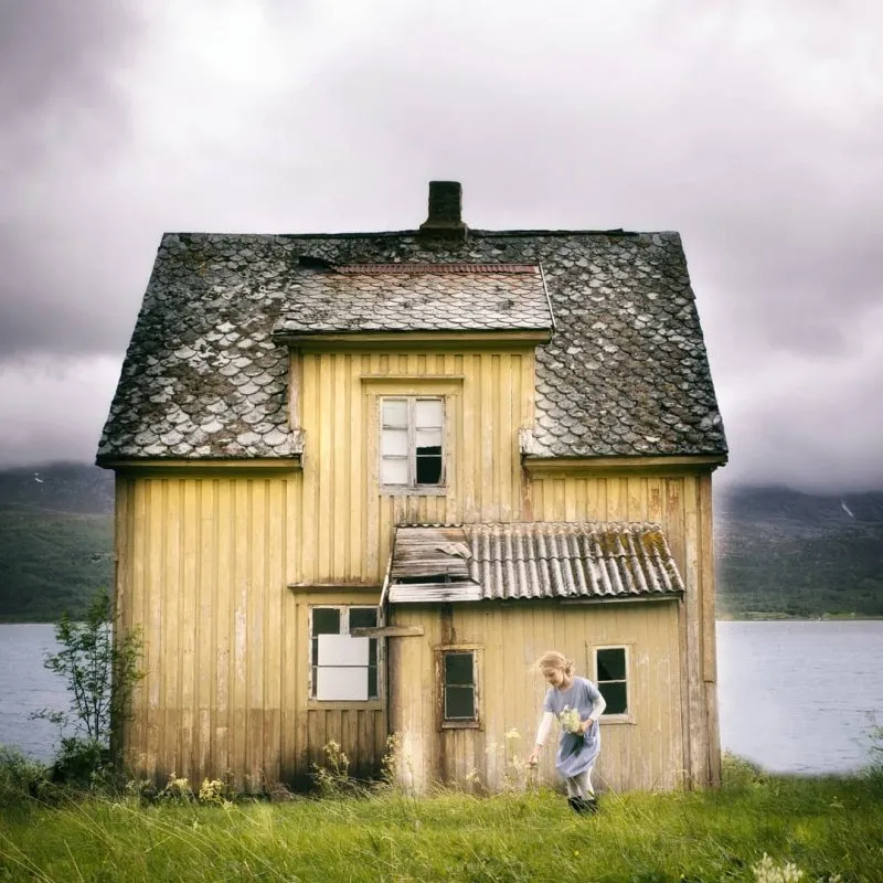 Одноэтажный дом в Норвегии