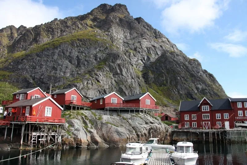 Норвежские яркие домики