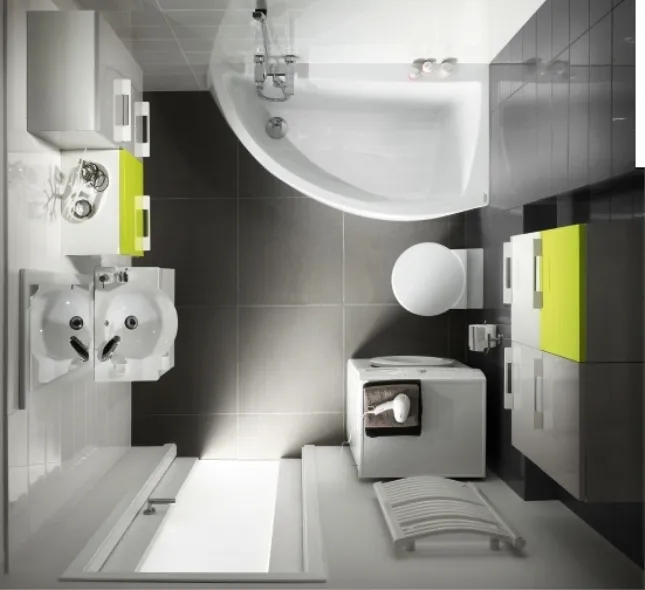 Дизайн маленькой ванной комнаты - 35 ...
