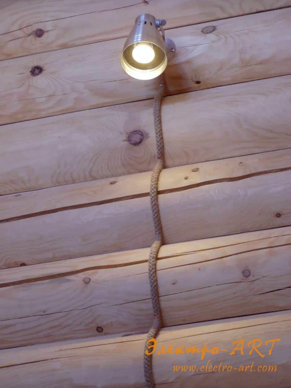 Проводка в деревянном доме