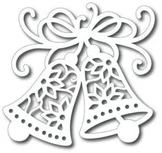 Ringing Bells - tutti designs Christmas Stencils, Christmas Templates, Blue Christmas, Christmas Bells, All Things Christmas, Xmas