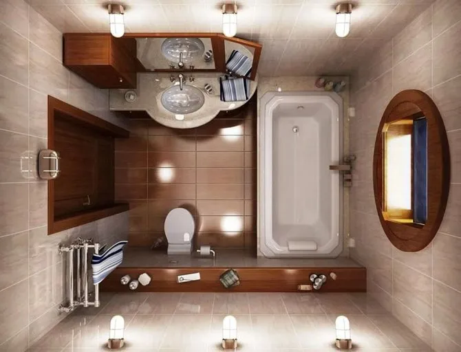 3 варианта удобной планировки ванной комнаты в зависимости от площади санузла