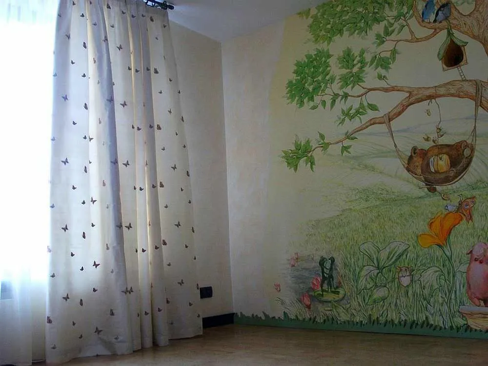 Наиболее органично шторы из натуральной ткани смотрятся в спальне, детской, гостиной